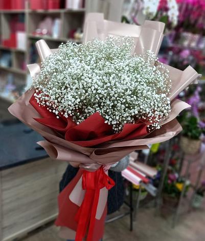 Букет цветов из: Гипсофила в Владимиро-Александровском