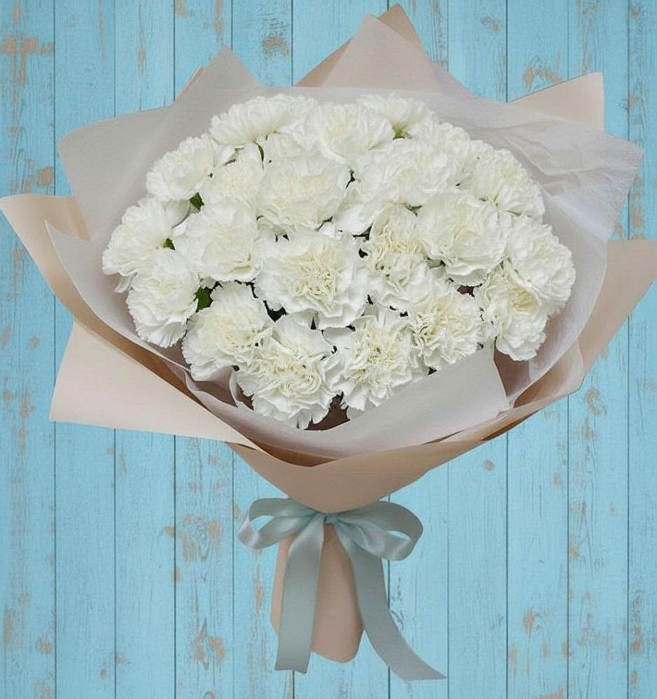 Букет цветов из: Гвоздики в Владимиро-Александровском