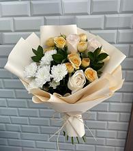 Букет цветов из:  Розы и Хризантемы в Владимиро-Александровском
