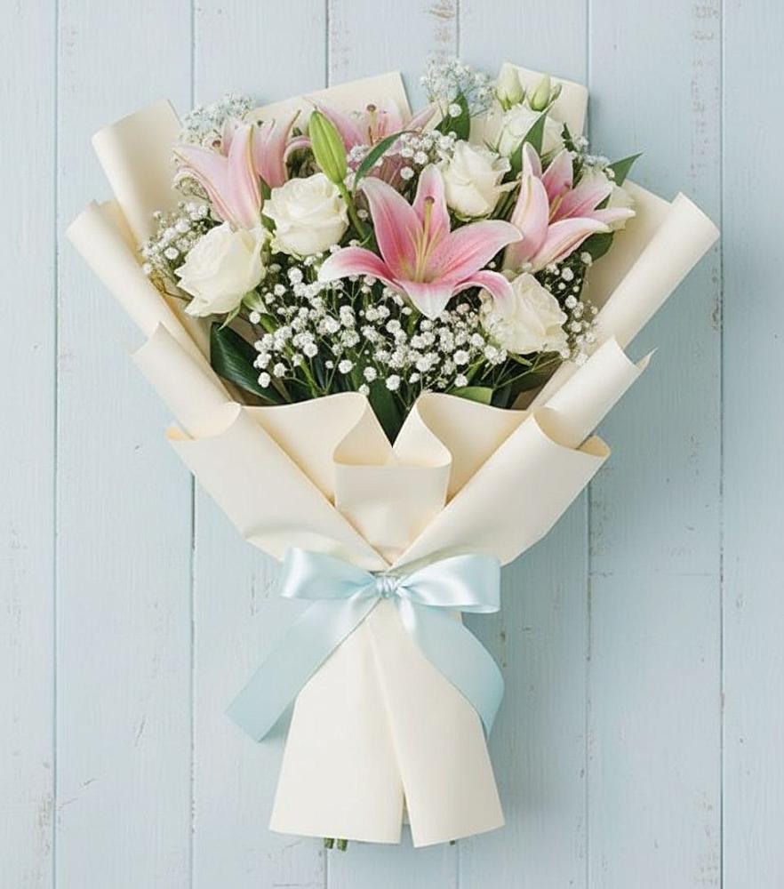 Букет цветов из: Лилии в Владимиро-Александровском