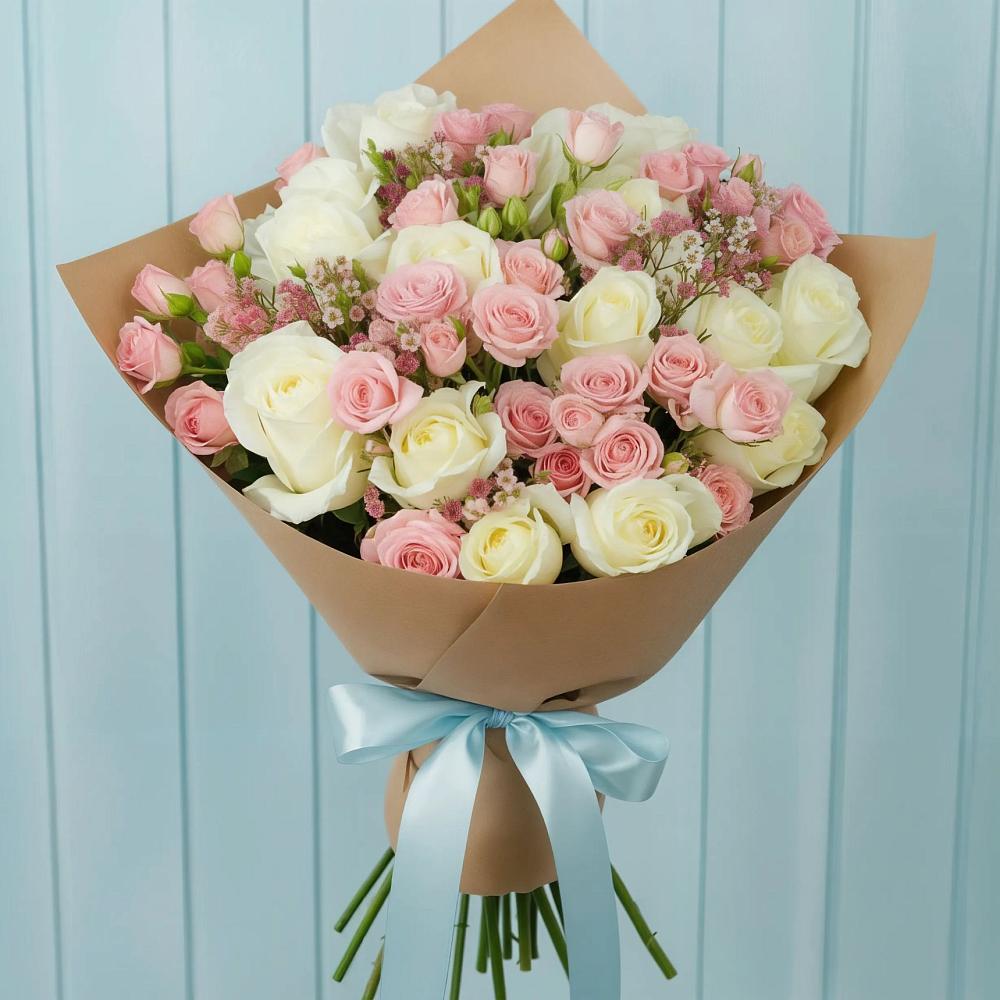 Букет цветов из: Розы в Владимиро-Александровском