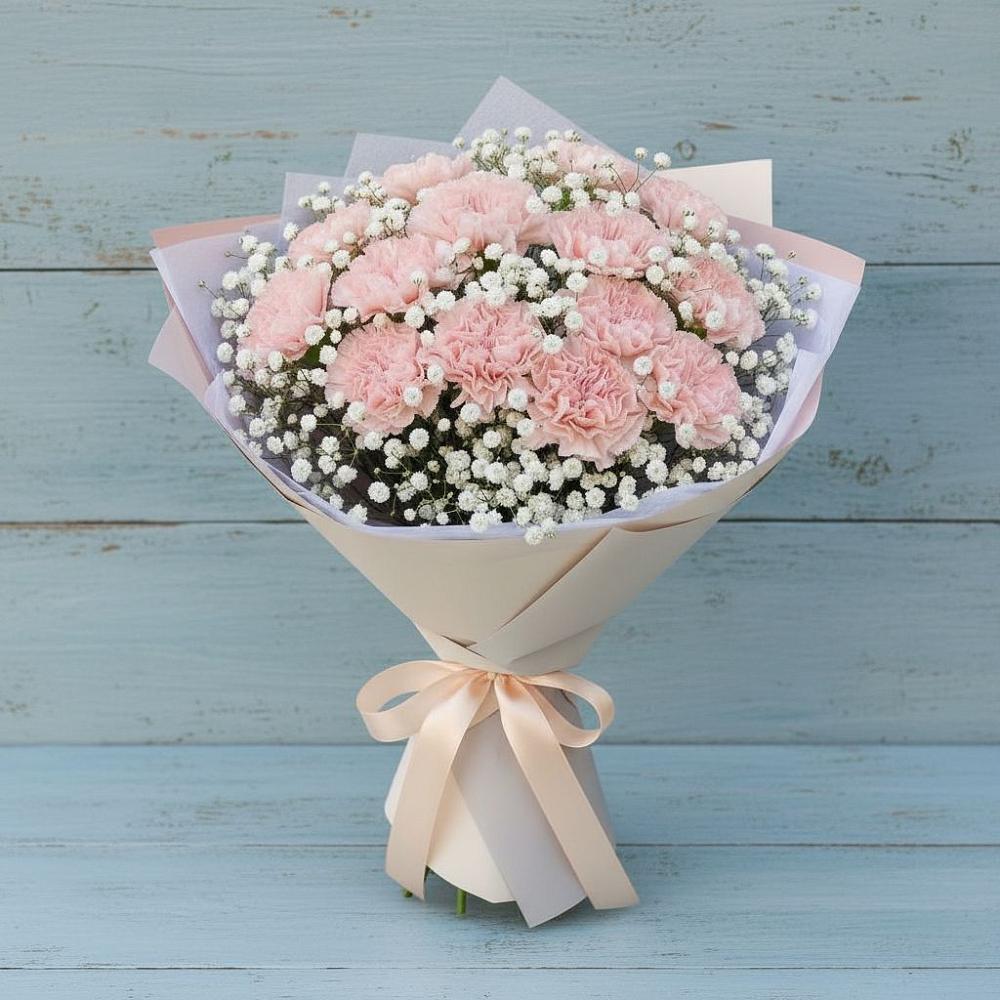 Букет цветов из: Гвоздики в Владимиро-Александровском