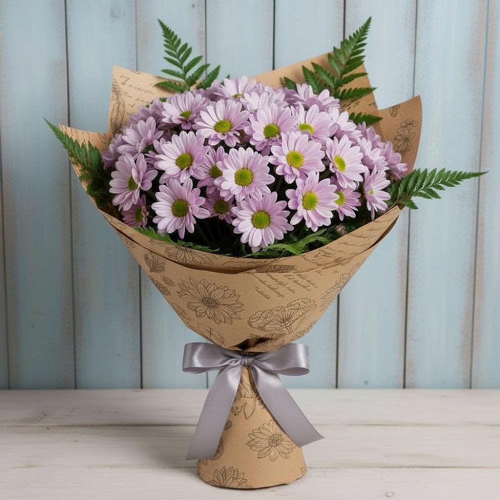 Букет цветов из: Хризантемы в Владимиро-Александровском