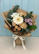 Букет цветов из:  Герберы и Хризантемы в Владимиро-Александровском