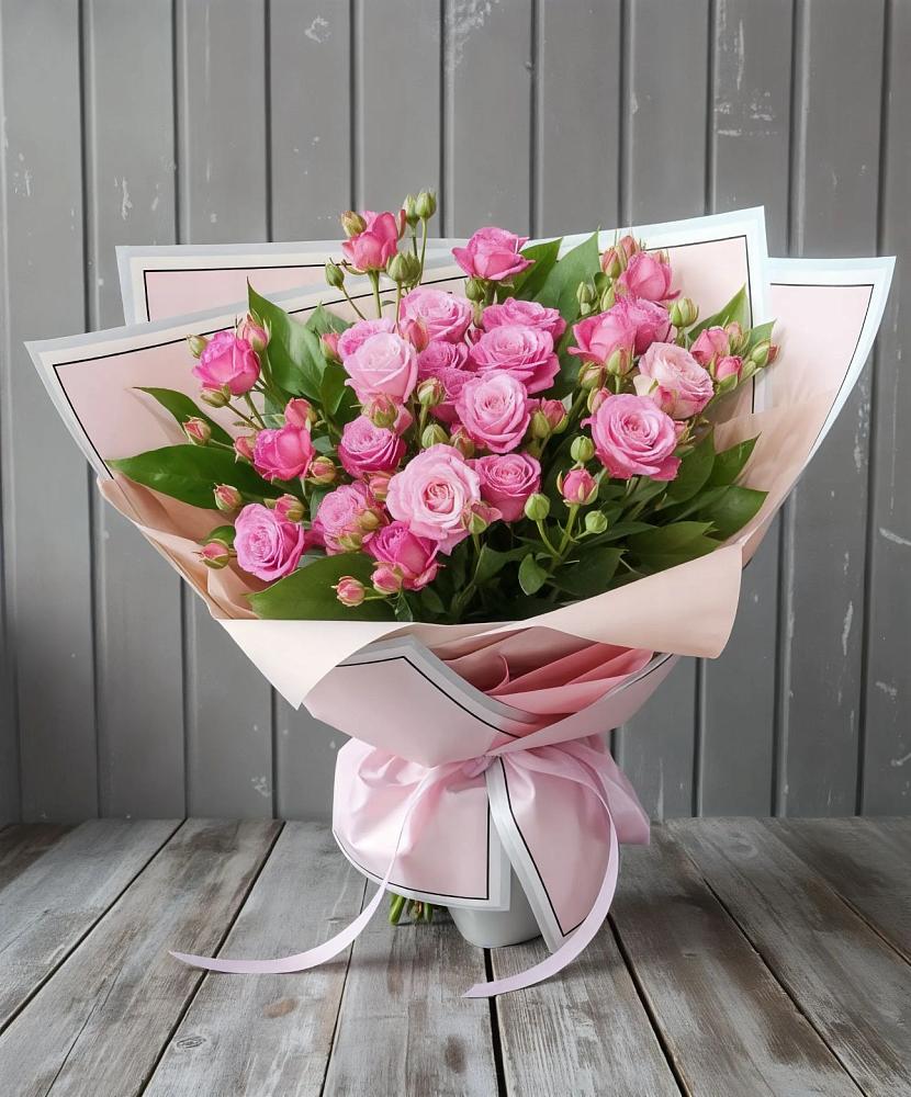 Букет Розовый кустик в Владимиро-Александровском