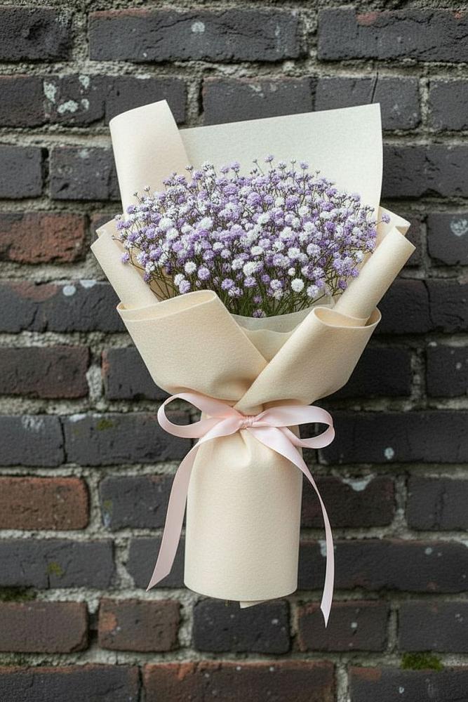 Букет цветов из: Гипсофила в Владимиро-Александровском