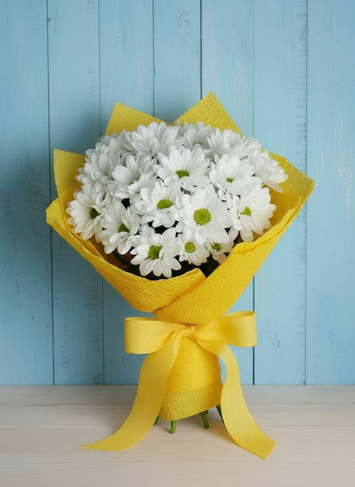 Букет цветов из: Хризантемы в Владимиро-Александровском