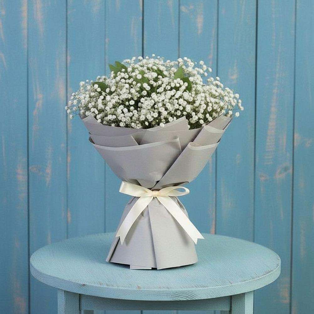 Букет цветов из: Гипсофила в Владимиро-Александровском