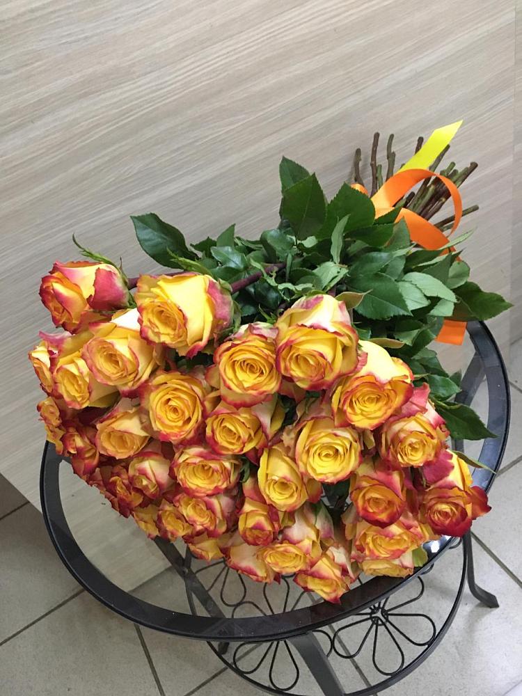 Букет Желтые розы в Владимиро-Александровском