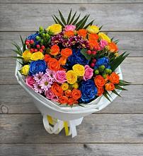 Букет цветов из:  Розы и Хризантемы в Владимиро-Александровском