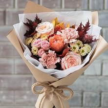 Букет цветов из:  Гвоздики, Хризантемы и Розы #REPLACE_PRED# Владимиро-Александровском