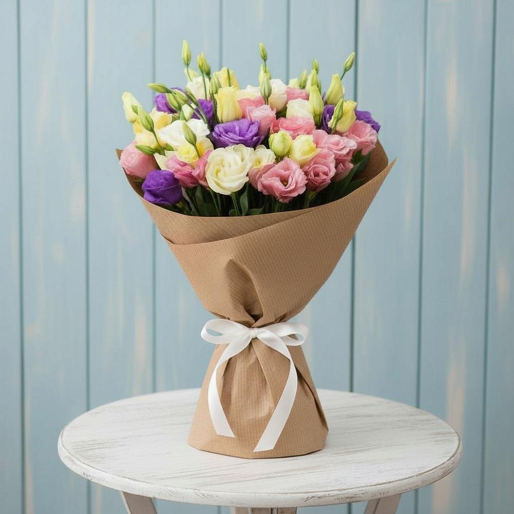 Букет цветов из: Лизиантусы в Владимиро-Александровском