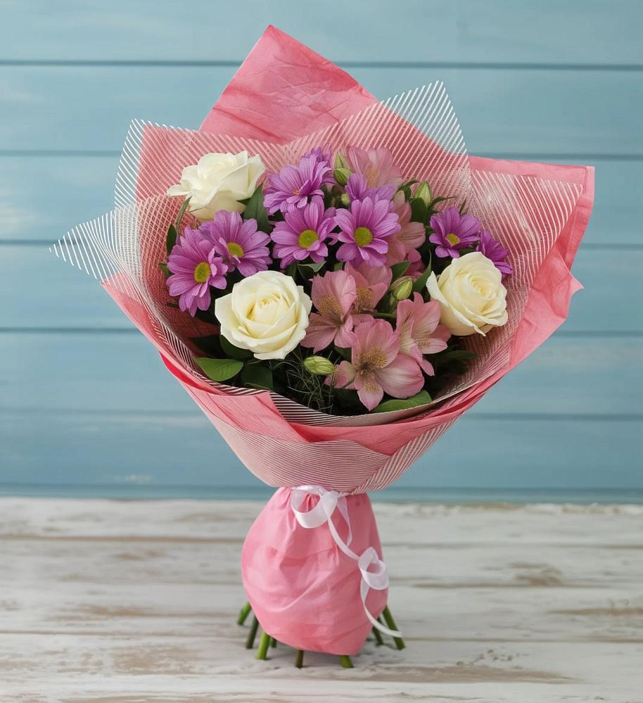 Букет цветов из: Герберы в Владимиро-Александровском