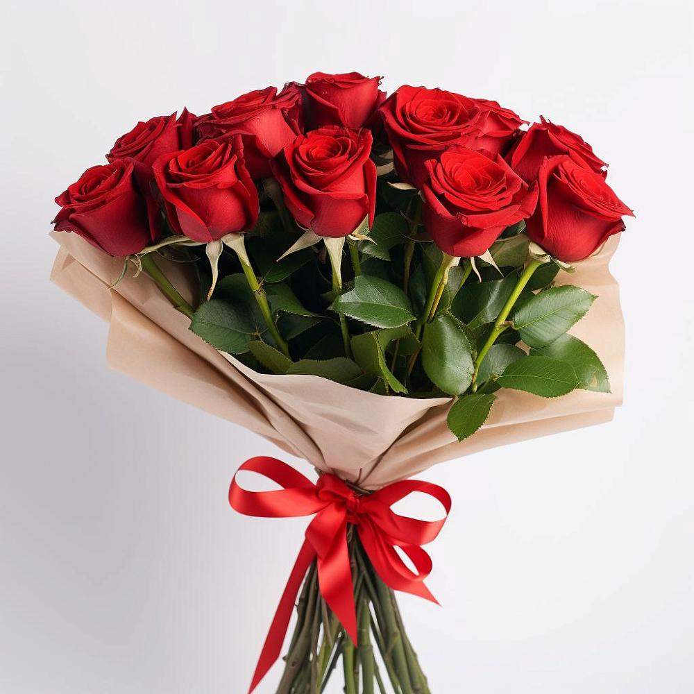 Букет 11 Красных роз Эдлесс Лав в Владимиро-Александровском