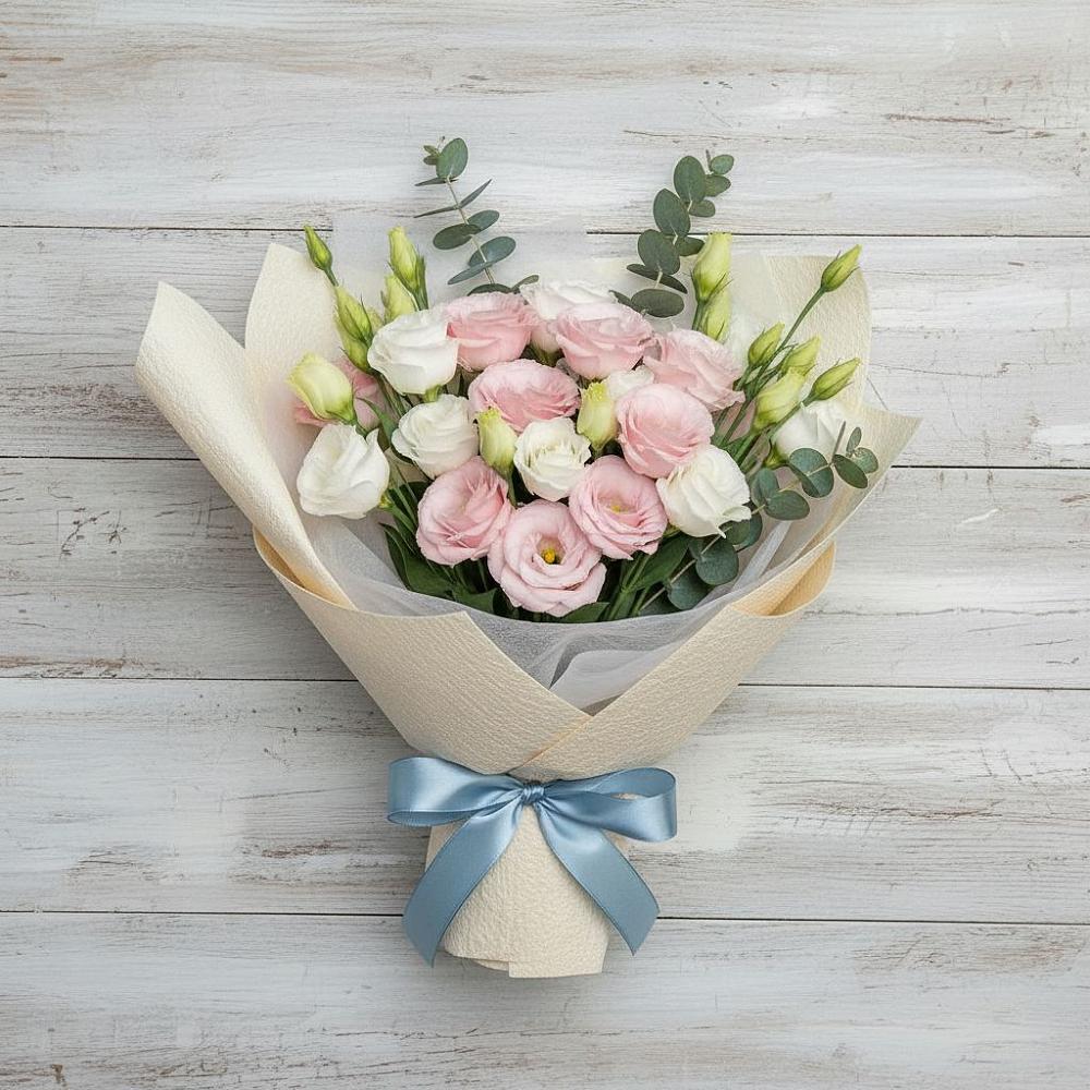 Букет цветов из: Лизиантусы в Владимиро-Александровском